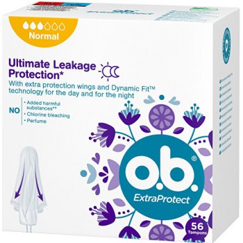 O.B. tampóny ExtraProtect Normal 56 ks