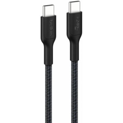 Belkin BOOST CHARGE™ PRO USB-C/USB-C kabel 240W, 1m, černý - odolný – Zboží Živě