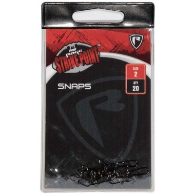 Fox Rage Karabinka Strike Point Snaps Velikost 1/0 20ks – Sleviste.cz