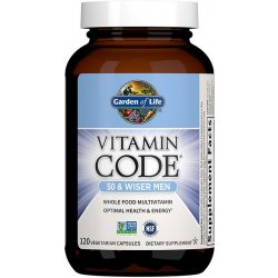 Garden of Life Vitamin Code 50 pro muže po padesátce 120 kapslí