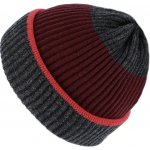 Fiebig Paul pánská čepice merino vlna žebrovaná bordó – Hledejceny.cz