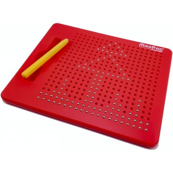 Magnetická kreslící tabulka Magpad Medium 380 kuliček Červená