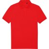 Pánské Tričko B&C polokošile My Eco Polo piqué COT-01U428zn401 Červená tomato