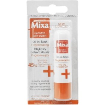 Mixa Oil-In-Stick Regenerating Lip Balm 4,7 ml