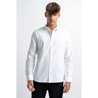 Reporter Young chlapecká bílá košile běžného střihu s dlouhým rukávem bílá – Zboží Dáma