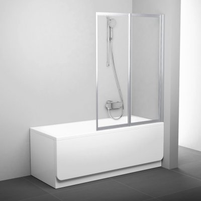 vanová zástěna VS2 105 satin+transparent – Hledejceny.cz