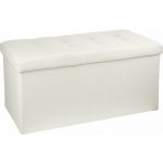 Atmosphera velký pouf s úložným prostorem v béžové barvě, pouf sedadlo na chodbu pouf na gauč pouf, sedadlo, pouf 140091A béžová – Hledejceny.cz