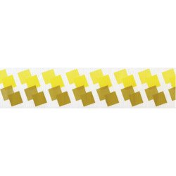 A&D Foils Deco fix GmbH Bordura papírová Kostky žluté - šířka 5cm x délka 5m
