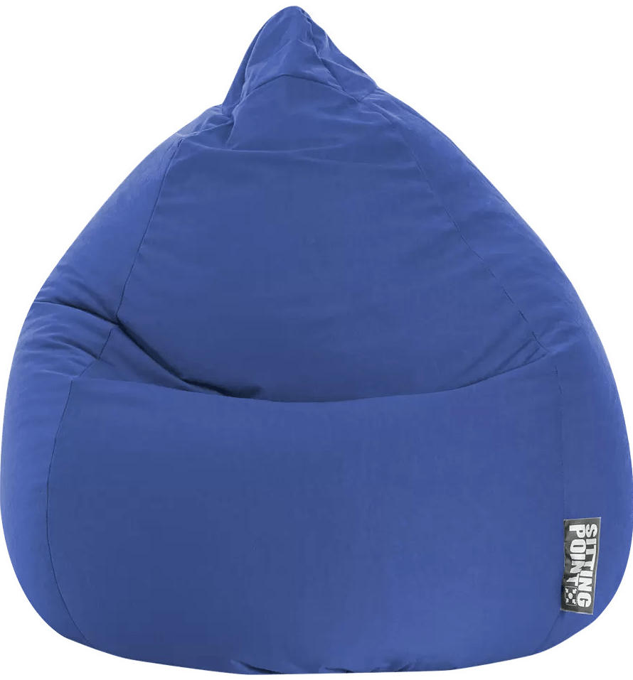 Beanbag sedací vak Easy XL 70 × 110 cm tmavě modrý