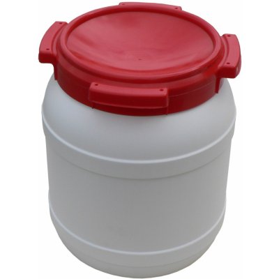 Curtec Plastový sud 15,3 l - bílo-červený – Zboží Mobilmania
