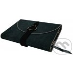 Variabilní kožený obal se sponou kůže černá semiš – Zboží Dáma