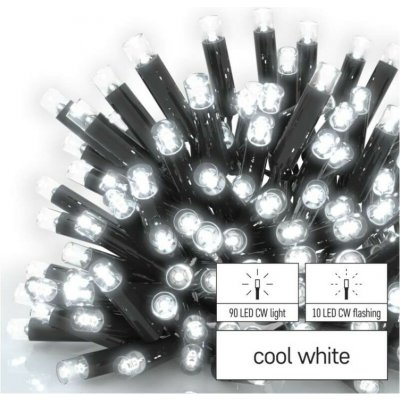 Profi LED spojovací řetěz problikávající 10 m venkovní i vnitřní studená bílá – Hledejceny.cz