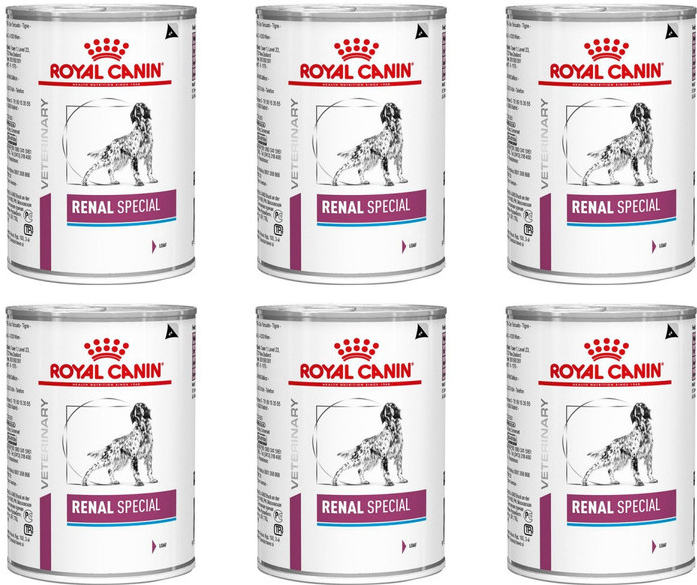 Royal Canin Veterinary Diet Adult Dog Renal Special 6 x 410 g