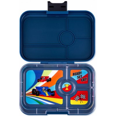 Yumbox krabička na svačinu svačinový box XL Tapas 4 Portofino Blue – Zboží Mobilmania