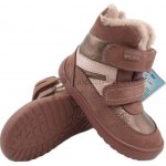 Protetika dívčí zimní barefoot boty DAXI OLD PINK starorůžová – Zboží Dáma