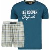 Pánské pyžamo Lee Cooper pánské pyžamo krátké modro šedé