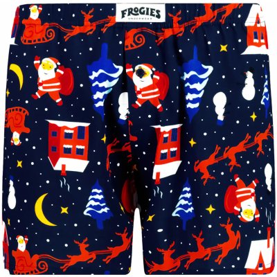 Frogies Pánske trenky Winter story Christmas černá – Zboží Dáma