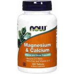 Now Foods Magnesium & Calcium Vitamin D3 + Zinek 100 tablet – Hledejceny.cz