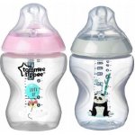 Tommee Tippee kojenecká láhev C2N růžová 260ml – Zboží Dáma