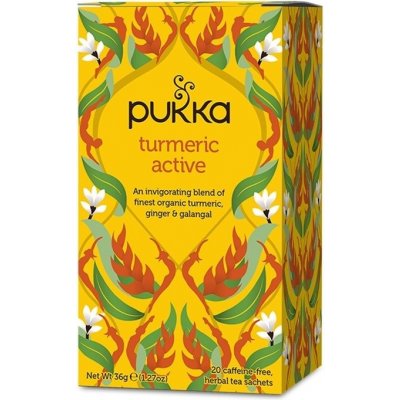 Pukka ajurvédský BIO čaj Turmeric Active 20 sáčků – Zboží Mobilmania