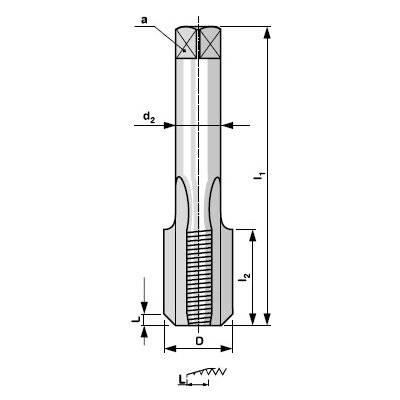 BUČOVICE TOOLS Závitník ruční sadový čsn 223014 pz 29 no iii. (1132903) – Hledejceny.cz