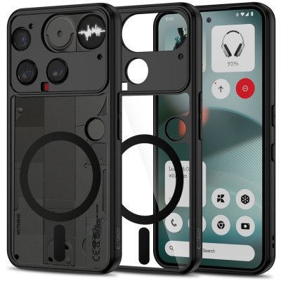 TECH-PROTECT MAGMAT MAGSAFE NOTHING PHONE 3 BLACK/CLEAR – Zboží Živě