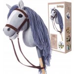 Hobby kůň HOPPIHORSE stick horse A3 šedý – Sleviste.cz
