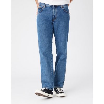 Wrangler pánské jeans W12105096 112126033 TEXAS VINTAGE STONEWASH – Zboží Mobilmania