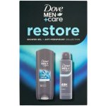 Dove Men+Care Antiperspirant antiperspirant ve spreji 48h 150 ml + Dove Men+Care Clean Comfort sprchový gel 250 ml kosmetická sada – Sleviste.cz
