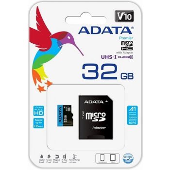 ADATA microSDHC 32 GB UHS-I U1 AUSDH32GUICL10A1-RA1