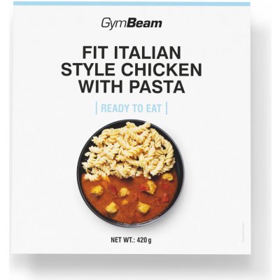 GymBeam FIT Kuřecí s těstovinami na italský způsob Ready to eat 420 g
