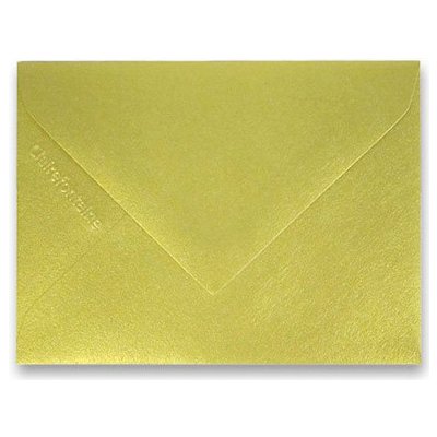 Clairefontaine Obálka CF - 100x75 mm, zlatá 120g (20ks) – Zboží Živě