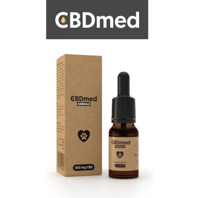 CBDmed CBD olej pro zvířata 5% 500 mg 10 ml – Hledejceny.cz