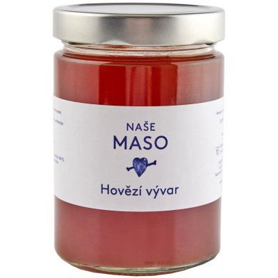 Naše maso Hovězí vývar 500 ml – Zboží Dáma