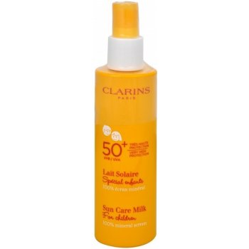 Clarins opalovací mléko spray pro děti SPF50+ (Sun Care Milk For Children) 150 ml