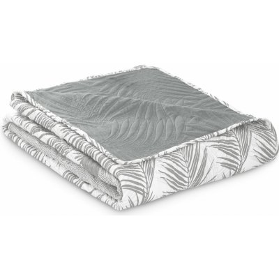 AmeliaHome přehoz na postel oboustranný prošívaný Bonaire šedý 170 x 270 cm – Hledejceny.cz
