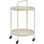 Bizzotto zahradní servírovací stolek Austin 45 cm Krémový – Hledejceny.cz