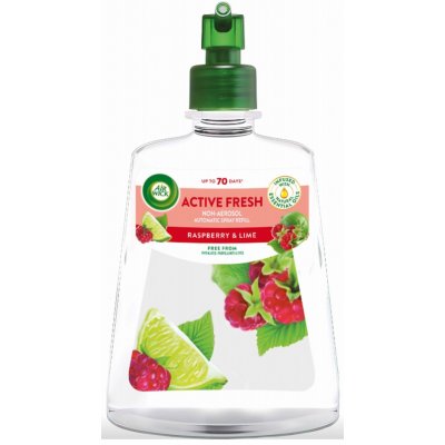 Air Wick Active Fresh automatický osvěžovač vzduchu náhradní náplň Malina a limetka 228 ml – Zboží Dáma