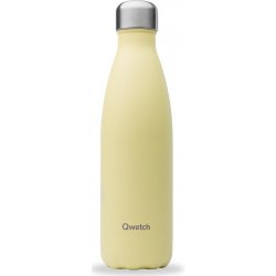 Qwetch nerezová termoláhev Pastel Citron Givré 500 ml