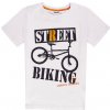 Dětské tričko Winkiki kids Wear chlapecké tričko Street Biking bílá