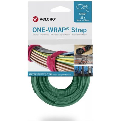 VELCRO® Kabelbinder Popruh se suchým zipem zelená 1 ks – Hledejceny.cz