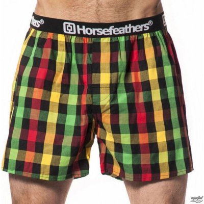 Horsefeathers APOLLO BOXER SHORTS rasta – Zboží Dáma