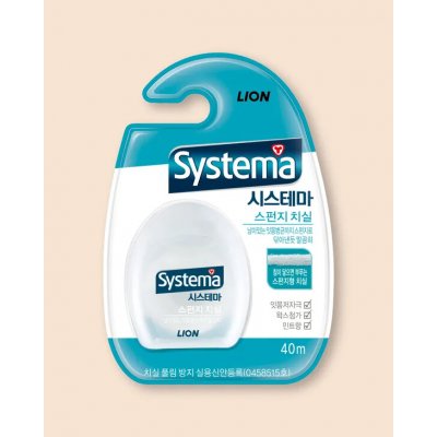 Lion Zubní nit Systema Sponge Dental Floss 40 m – Hledejceny.cz