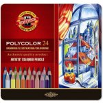 Koh i Noor umělecké pastelky 3824 v kovové krabičce 24 barev – Sleviste.cz