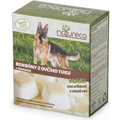 Natureca Maxi bonbóny z ovčího tuku s česnekem 250 g – Hledejceny.cz