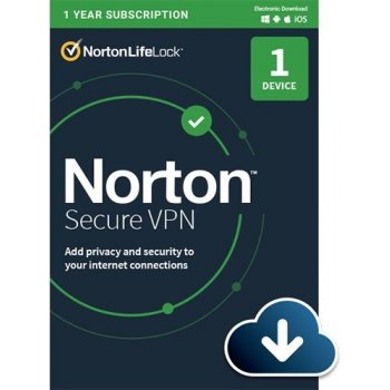 Norton SECURE VPN 1 lic. 1 rok (21420109)