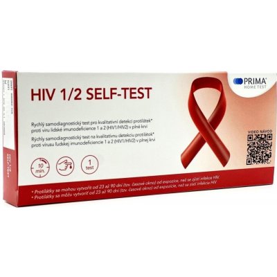 Prima Home test HIV 1/2 self-test 1 ks – Zbozi.Blesk.cz