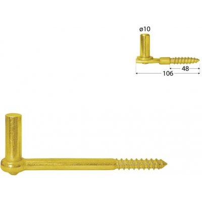 Domax CW 10/106 držák čepu d 10 mm /106 mm – Hledejceny.cz