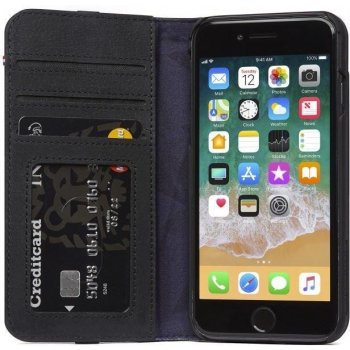 Pouzdro Decoded Leather Wallet, - iPhone SE/8/7 černé