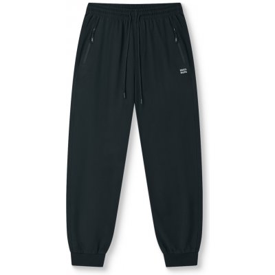 Wolf & Wolfie pánské bavlněné tepláky T2675A černá – Sleviste.cz